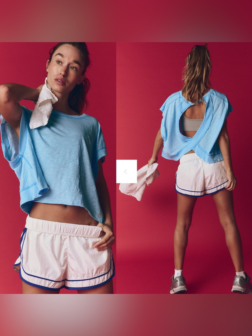 Free People My Time Tee XL in Bright Blue
